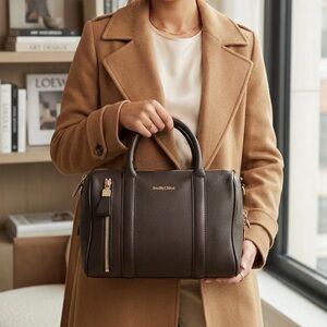 See by Chole Brown Leather Bag